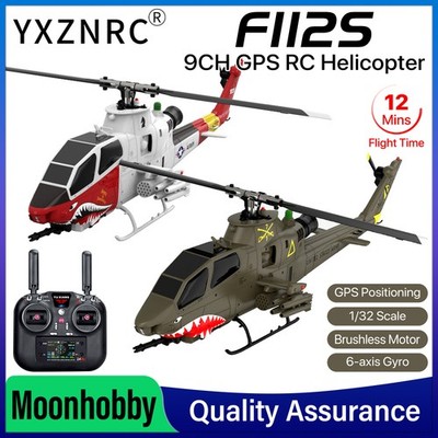 YUXIANG F112S RC Helicopter 1/32 9CH 6-axis Gyro Brushless GPS Positioning Plane