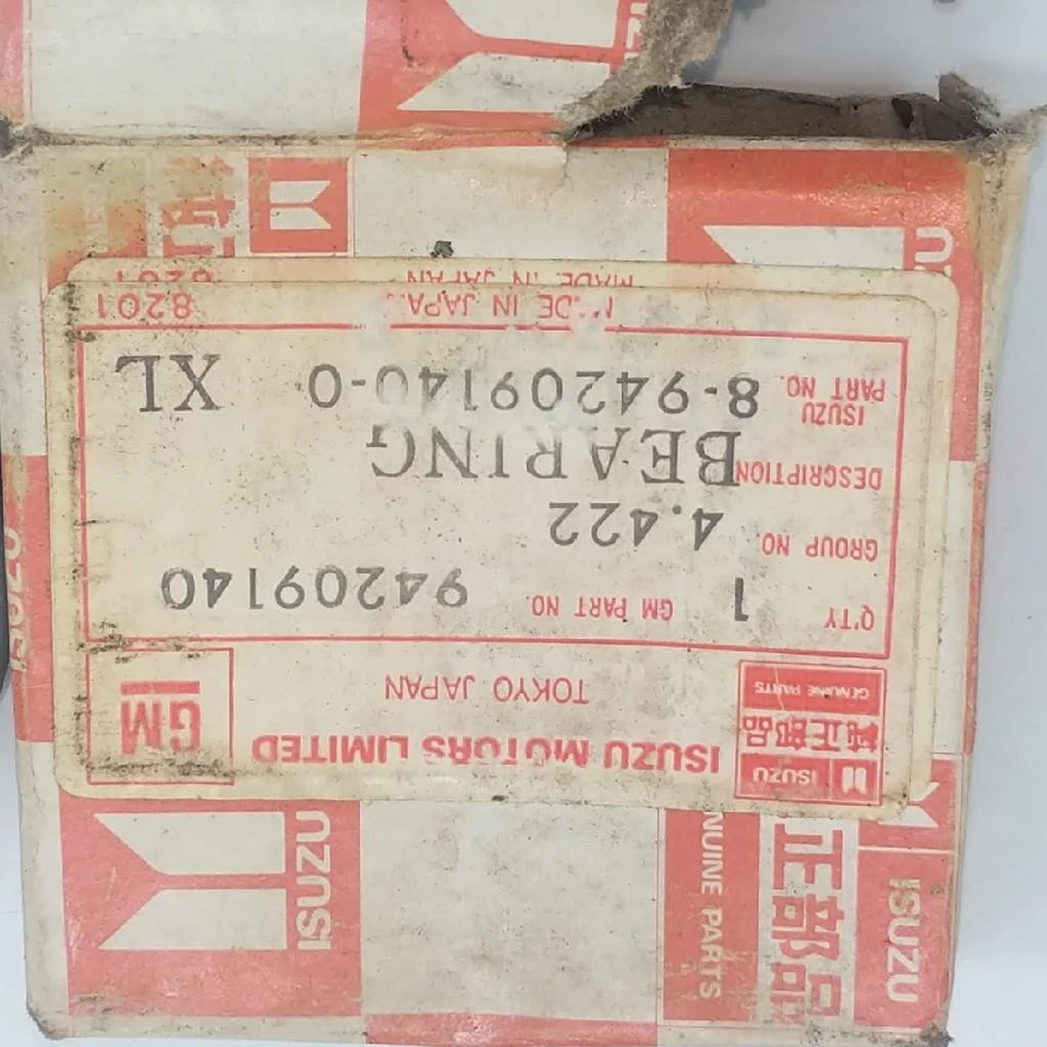 GM 94209140 Fits Geo Chevrolet Tracker Suzuki Sidekick Vitara Wheel Bearing NORS - Image 4 of 4