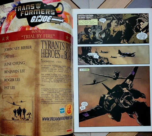 TRANSFORMERS G.I. JOE #1-6 (Dreamwave 2003) Complete Limited Series VF- Set of 6 - Picture 11 of 20
