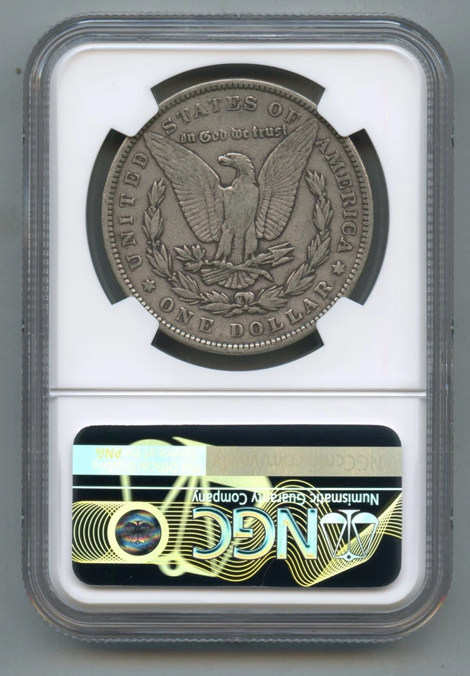 1893 Morgan Silver Dollar NGC VF 20 - Image 2 of 4