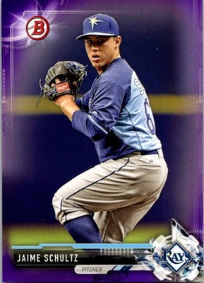 2017 Bowman #BP133 Jaime Schultz Prospects Purple #/250