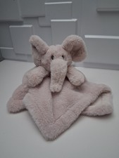 Pink Elephant Baby Security Blanket Lovey Plush Soft Comforter S.L Home Fashions