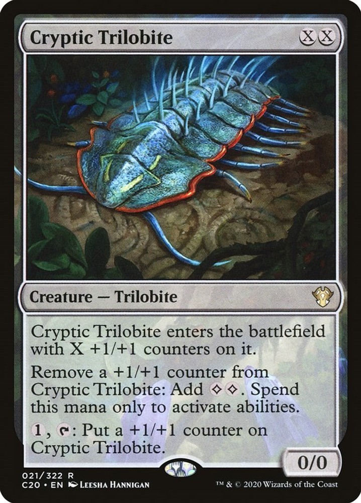 Cryptic Trilobite Commander 2020 Magic 21 Near Mint Rare