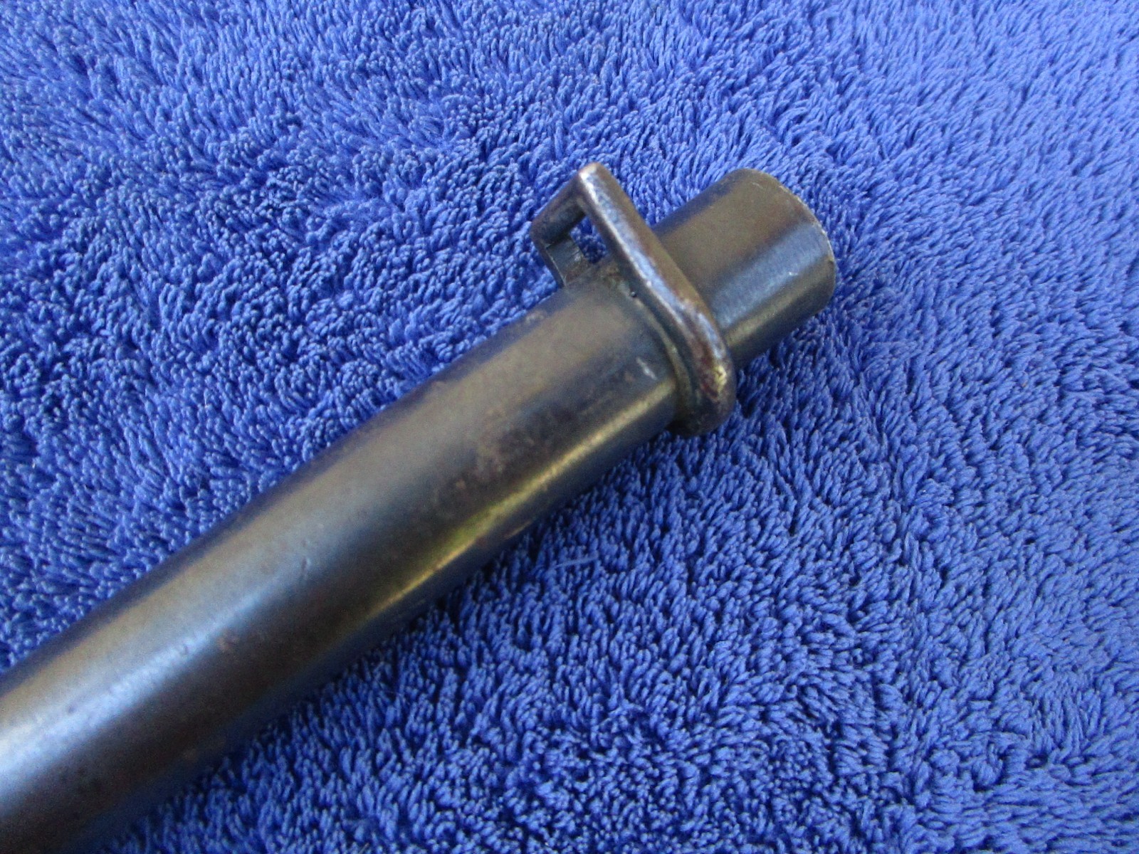 ORIGINAL  ANTIQUE M1886/93 FRENCH LEBEL "ROSALIE" SHORTENED BAYONET AND SCABBARD