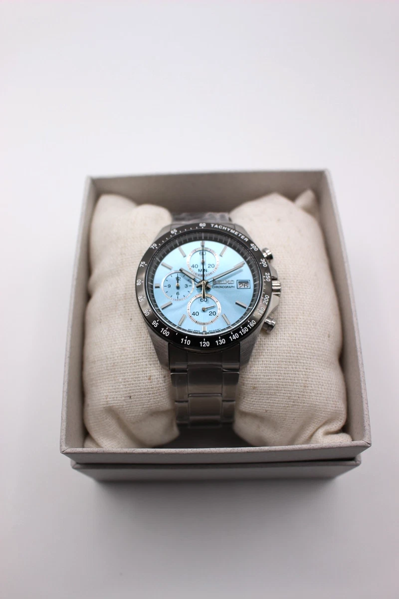 SEIKO Spirit SBTR029 Cronógrafo Cuarzo Reloj Hombre Acero Inoxidable Auténtico