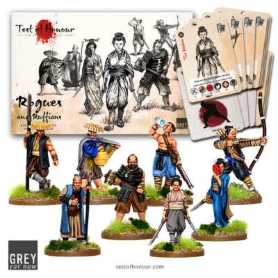 GREY FOR NOW GAMES Test of Honour - Rogues & Ruffians Expansion Boxed Set