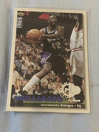 1995 Upper Deck Collector's Choice Basketball Platinum Player's Club Walt Williams #165