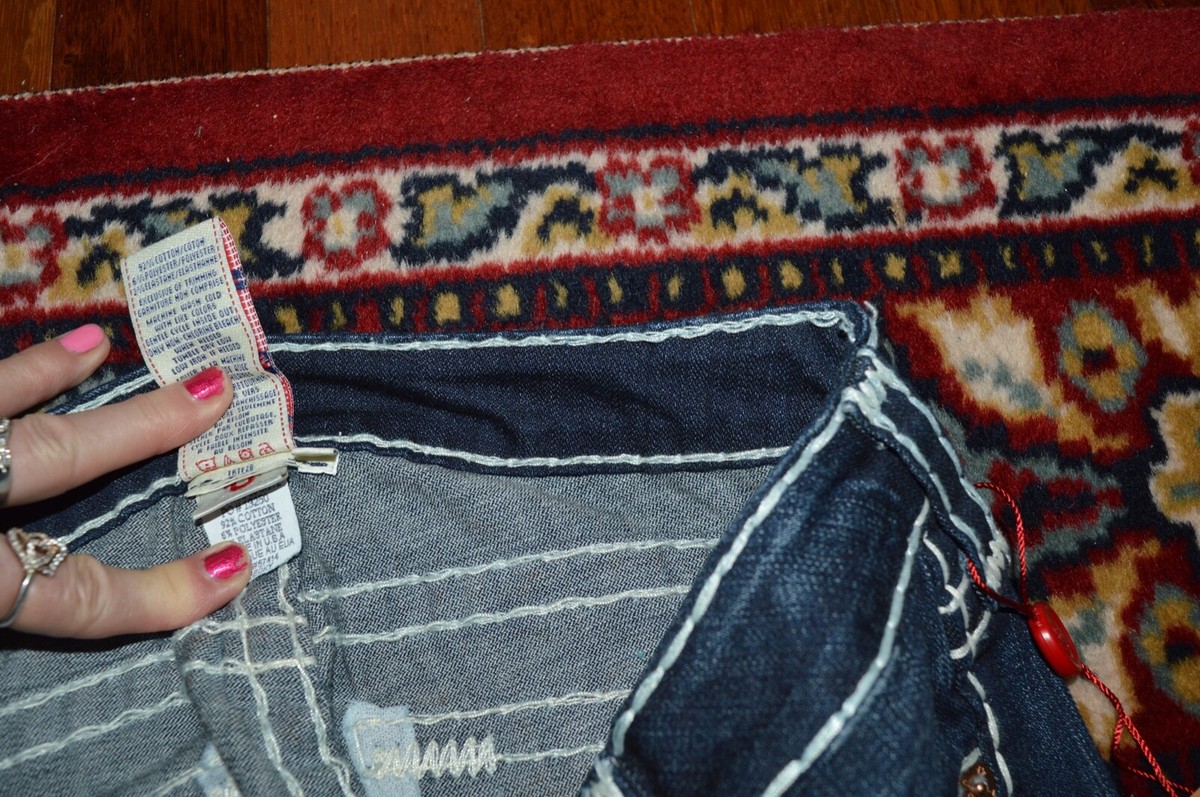 TRUE RELIGION BRAND JEANS BECKY SUPER T MULTI BIG STITCH TRUE RELIGION BRAND JEANS BECKY SUPER T MULTI BIG STITCH