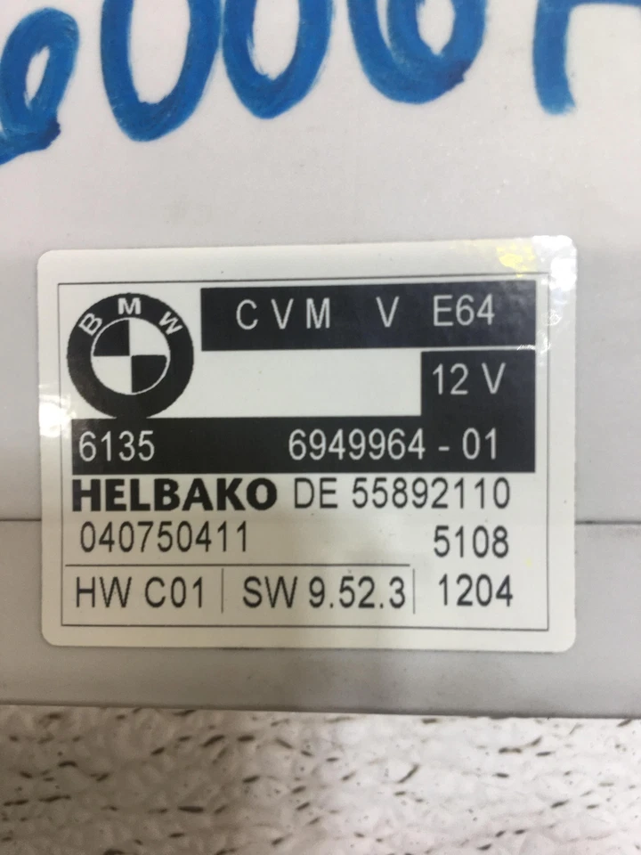 04 05 BMW BMW 645CI Chasis Brain Box Foto 3 de 3