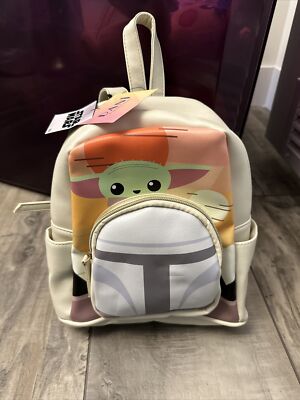 danielle nicole mini backpack Danielle Nicole Mini Backpack Star Wars Disney Mandalorian & Grogu Baby  Yoda NWT