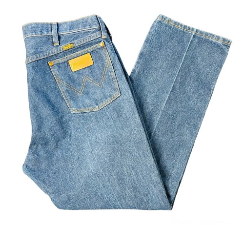 Vintage Cotton Blue Denim Cowboy Made 