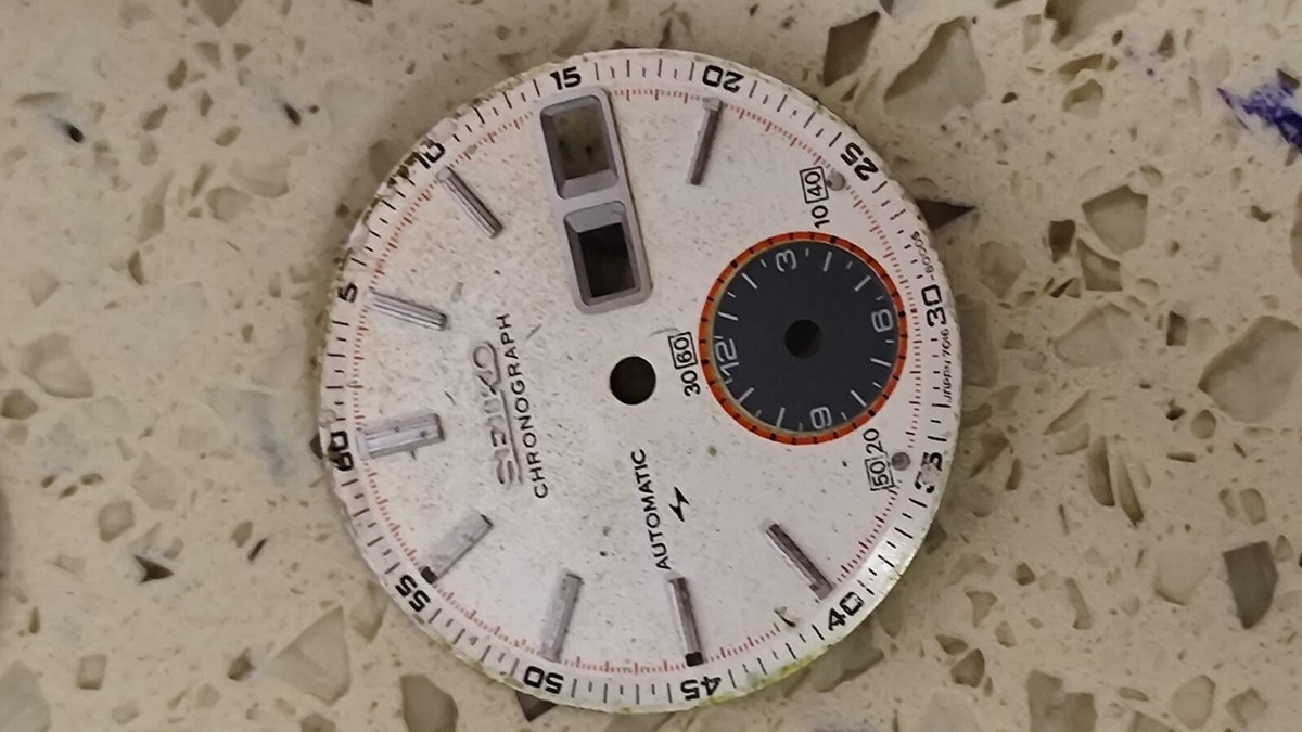 SEIKO 7016 -8000 /8001 Chronograph Parts Dial Original uesd | eBay