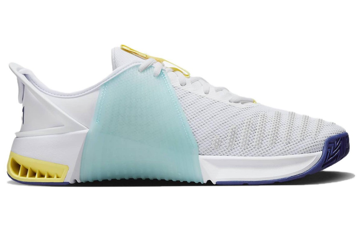 Nike Metcon 9 EasyOn Shoes White Citron Yellow/Pink DZ2615 102 Men Sz 10 No Box Nike Metcon 9 EasyOn White Royal Pink for Sale  main image 2