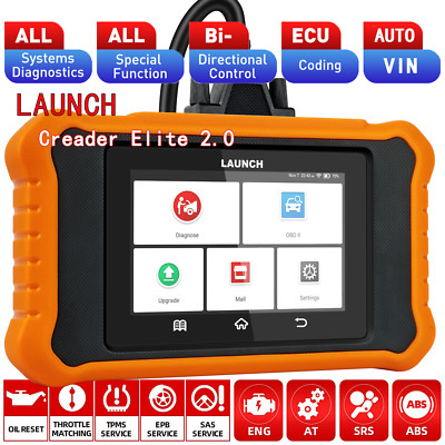 LAUNCH X431 Creader Elite V2.0 OBD2 Diagnosegerät KFZ Auslesegerät Für BMW MINI