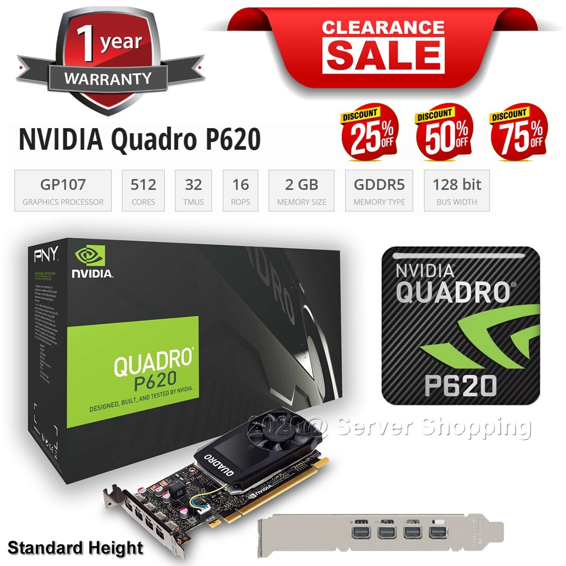 Nvidia Geforce Nvidia Quadro P620 Vs K620 P620 Graphics Card - Main Image