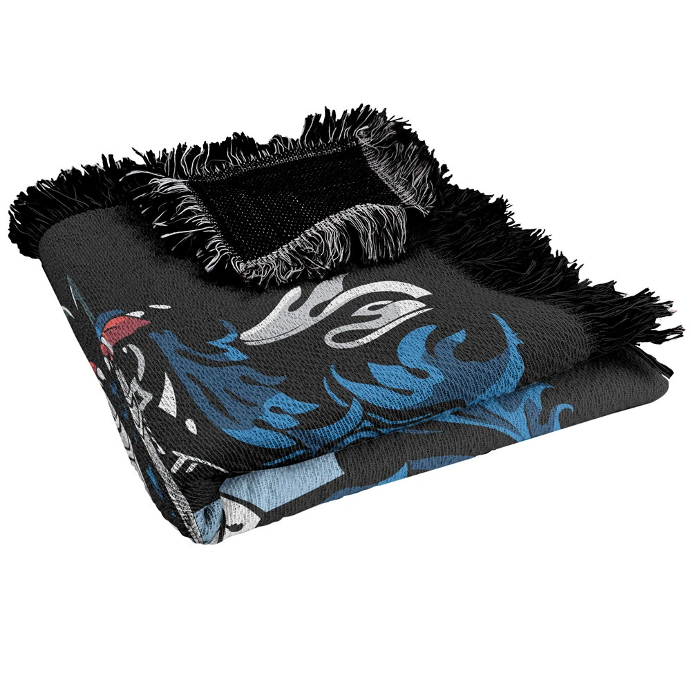 Harry Potter Blanket, 50"x60" Ravenclaw Crest Woven Blend Throw