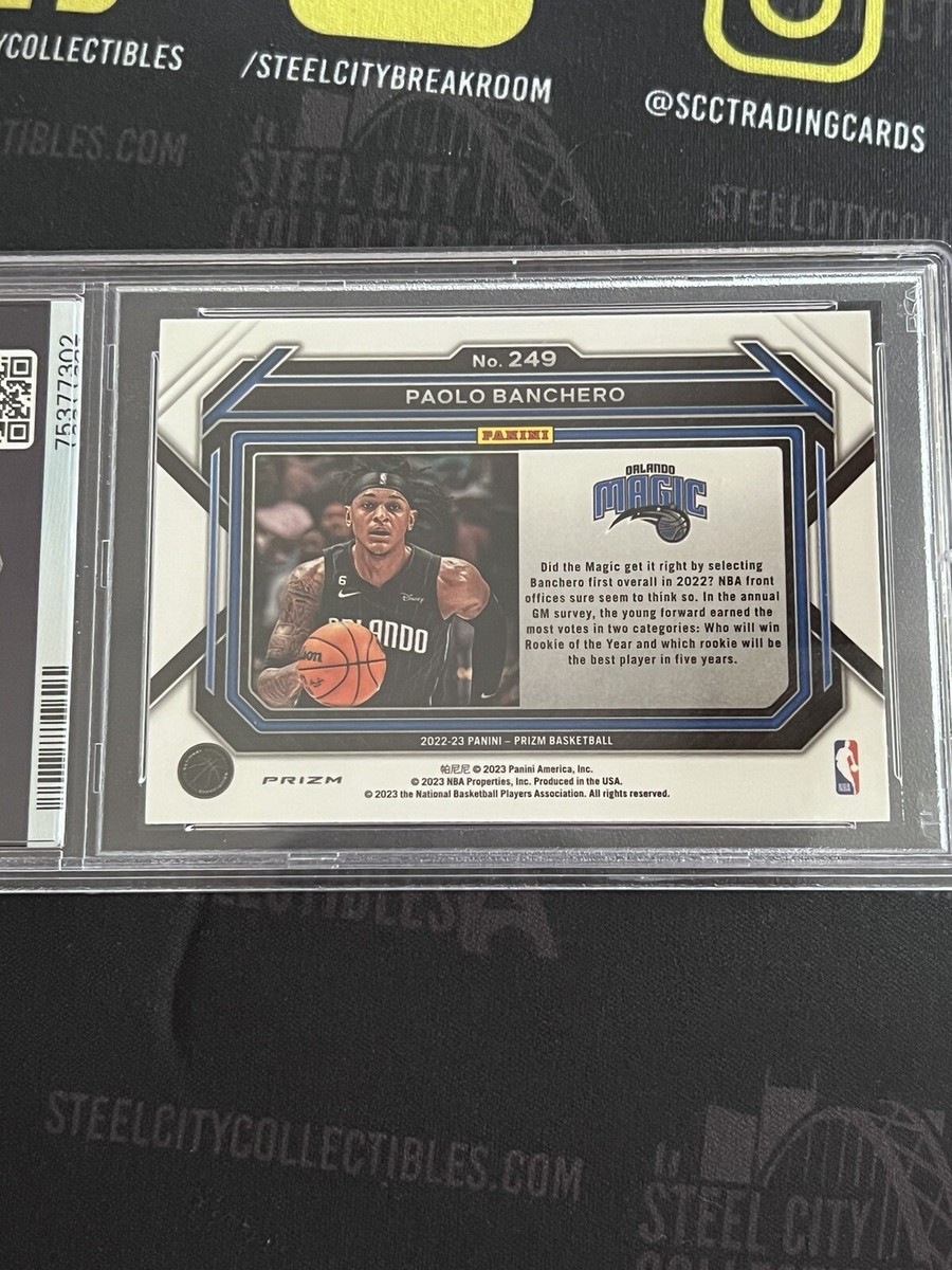 2022-23 Panini Prizm #249 Paolo Banchero RC Variation Fast
