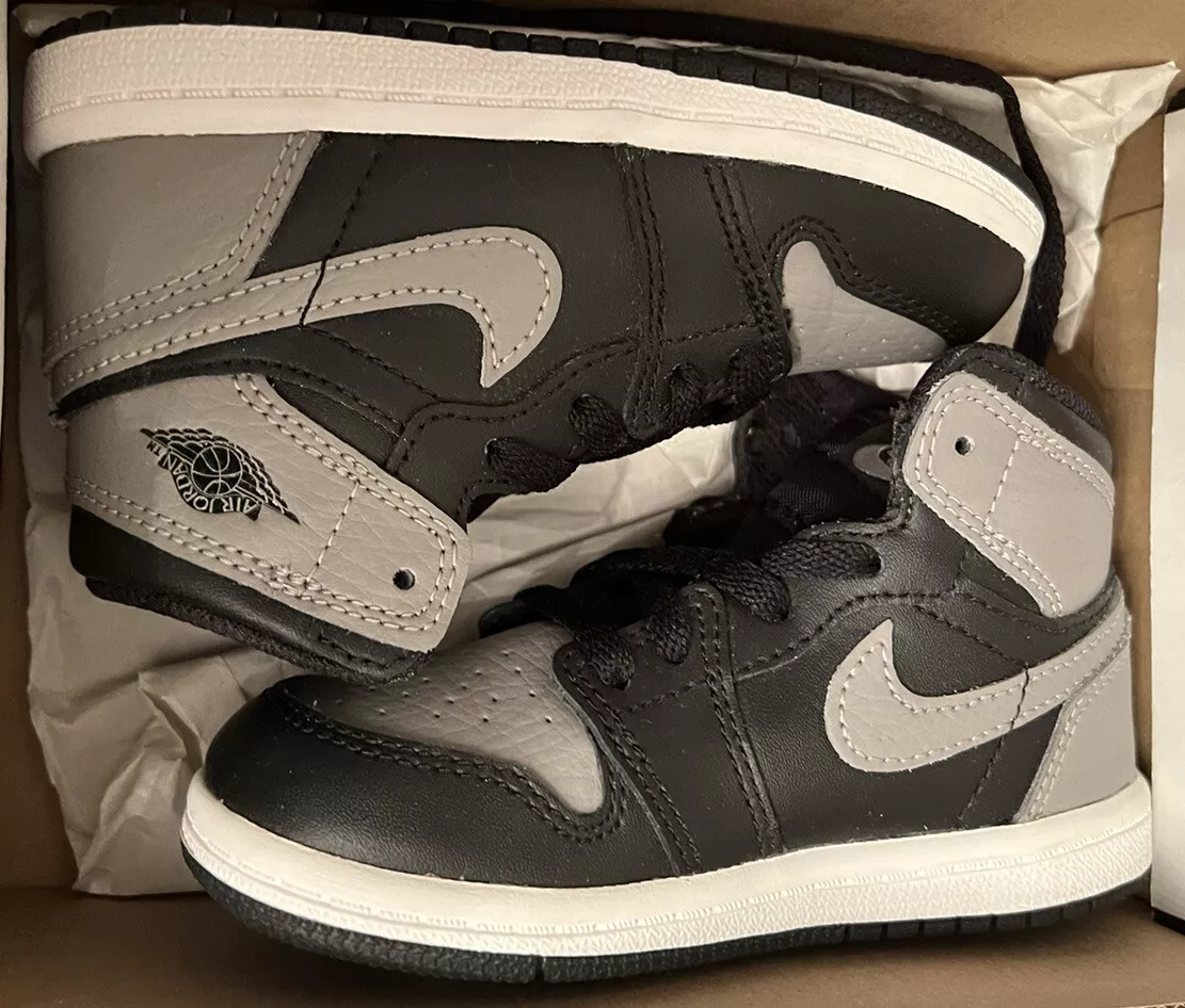 Nike Air Jordan 1 Retro High Shadow OG 2018 TD Toddler SZ 8C shoes AQ2665-013