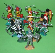 Timpo / 13x Shield Knight Figures / 1:32 Scale