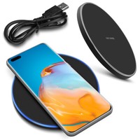 Schnell LadegeräT Huawei P40 Pro Plus Qi Wireless Charger Induktive Ladestation