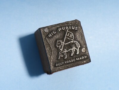 Antikes Lamm mit JB Flagge Nil Purius Bild Werbung Druckblock #B637