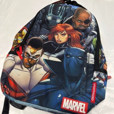 SPRAYGROUND x Marvel Collaboration Black Panther Iron Man 