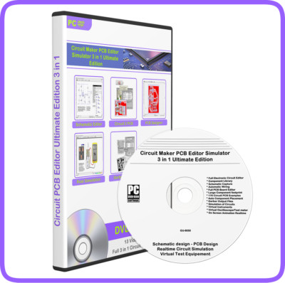 PCB Designer Software Ultimate Virtual Circuit Simulation CAD Learn Electronics