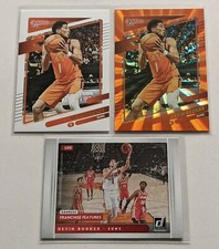DEVIN BOOKER Lot 3 2021-22 Donruss ORANGE LASER Team Match + Franchise Features