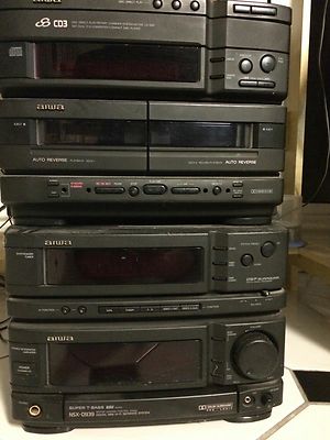 AIWA HI FI NSX D939 3 CD TAPE DECK VINTAGE DOLBY PRO LOGIC FM MINI