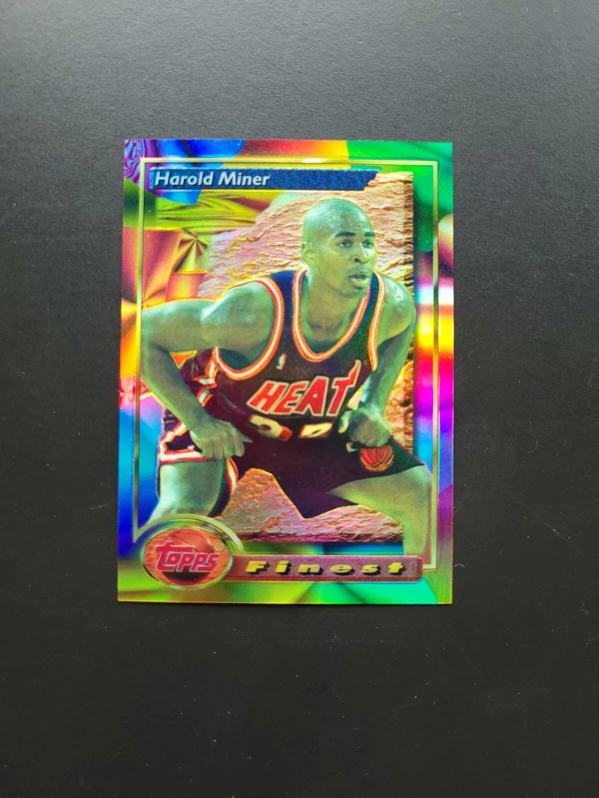 Harold Miner trading card