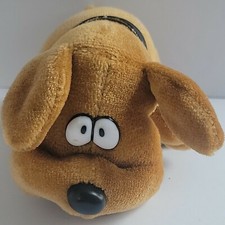 Tara Toy Kennel Kuddles Small Tan Stuffed Animal Plush Dog
