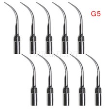 10pcs Dental Ultrasonic Scaler Scaling Tips G5 Fit Woodpecker EMS Handpiece USA