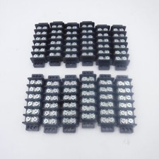 Lot of 12 Magnum TB345-06-ST Terminal Block Connectors, 6 Circuit Double Row