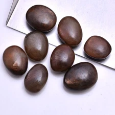 8 Pcs Natural Sapphire 12mm-16mm Cabochon Undrilled Beads Loose Wholesale Lot