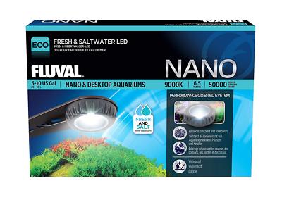 FLUVAL ECO NANO FRESH & SALTWATER AQUARIUM LED HIGH OUTPUT 9000K  A3974  