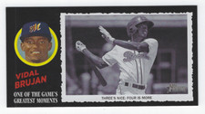 VIDAL BRUJAN 2020 TOPPS HERITAGE MINOR LEAGUE 1971 GREATEST MOMENTS BOXLOADER