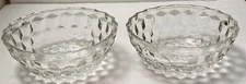 Two (2) Jeannette Cube 7" Salad Bowls
