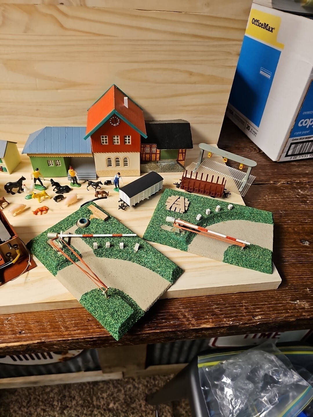 Box Lot Of Model Train Accessories eBay