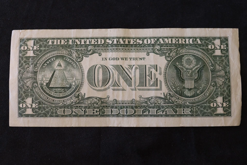 [APRIL 26, 1958]  $1 ONE DOLLAR   BIRTHDAY/ANNIVERSARY NOTE.  SN # L 19580426 A - Image 3 of 3