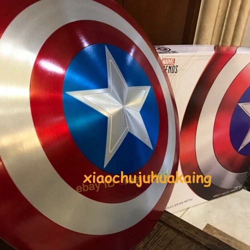 Escudo metálico 75 aniversario Capitán América 1:1 Marvel Legends regalo en caja