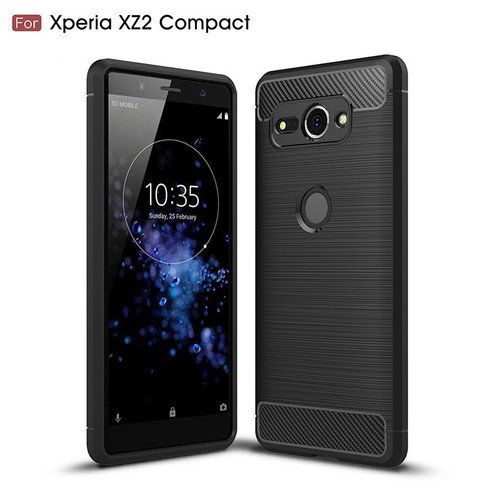 For SONY Xperia XZ4 Case Carbon Fiber Shockproof TPU Cover XZ4 Compact - Picture 13 of 15