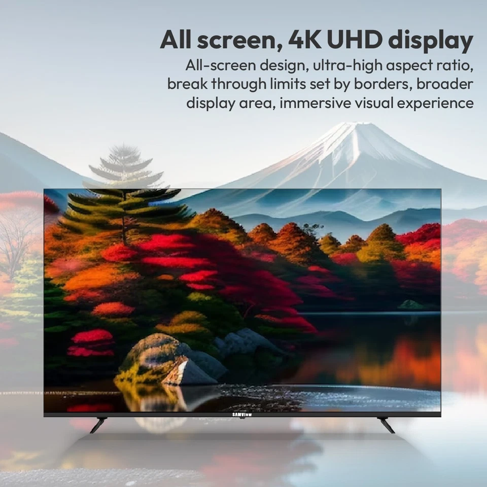 SAMView 55 inch UHD Licensed Google AndroidTV with Bluetooth & Chromecast - Image 2 of 4