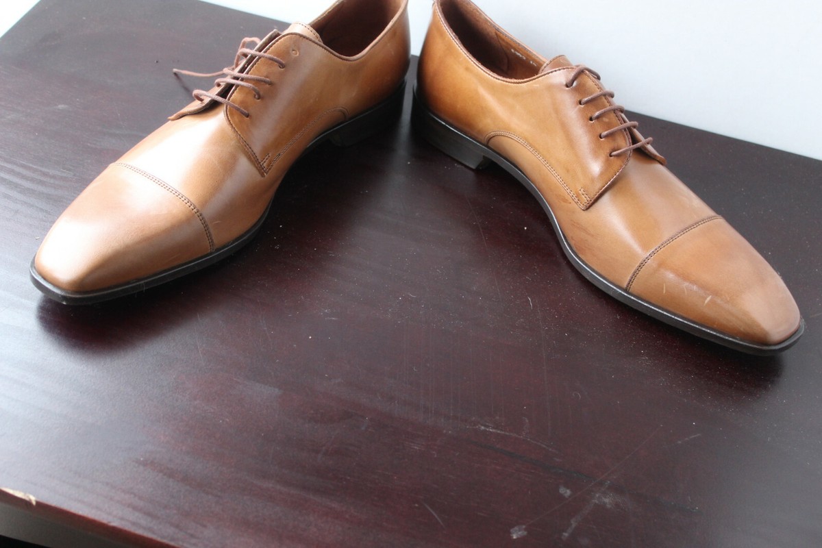 Massimo Matteo Firenze brown leather dress shoes size 11 Like new MASSIMO MATTEO FIRENZE CUOIO BROWN | Mercari main image 3
