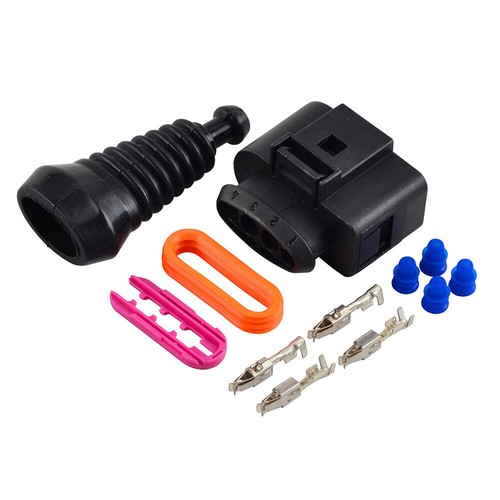 4 Set Ignition Coil Wiring Harness Connector Repair Kit For Audi A6 VW 1J0998724 - Picture 4 of 5