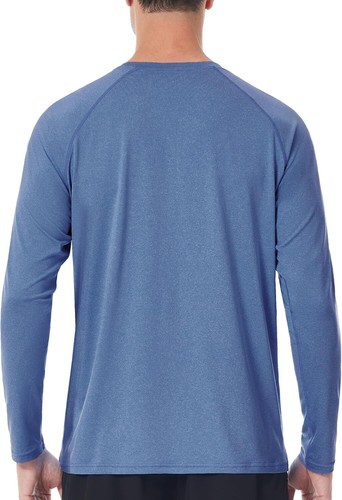 Men's UPF 50+ Long Sleeve Rash Guard Quick-Dry Shirt - UV Protection for Outdoor - Picture 53 of 79