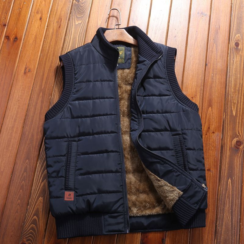 Men Winter Plush Loose Cotton Coat