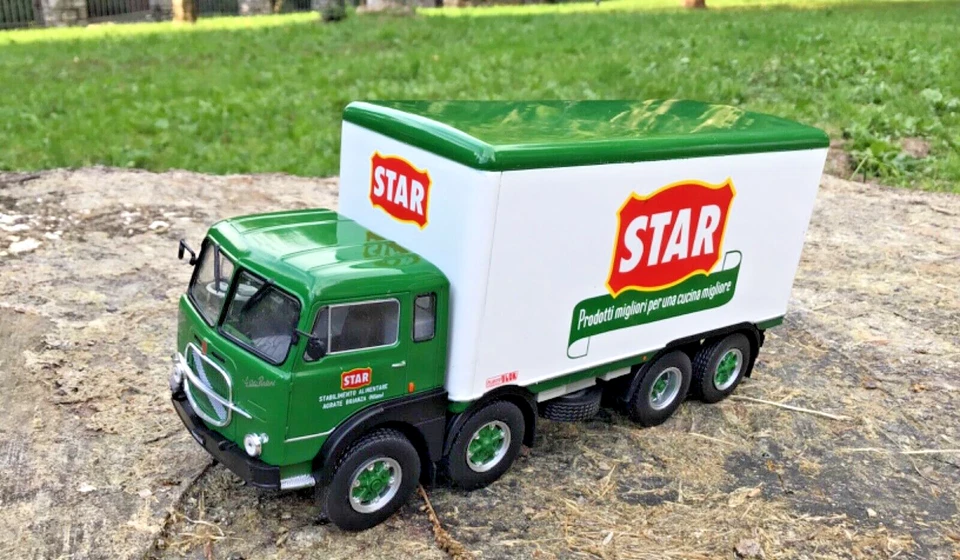 Camion D'Epoca Fiat 690 Die cast 1/43 Modellino Truck STAR ALIMENTARI 1966 - Immagine 3 di 4