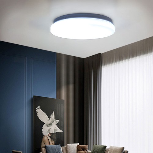 Acrylic Ring Chandelier LED Ceiling Light Fixture Lamp For Living Room 4/6/8 Way - Picture 16 of 17