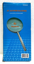 New High Power Magnifying Glass With Chrome Plated  Handle