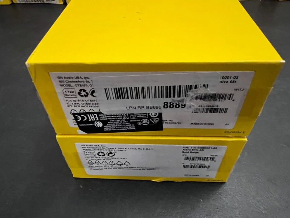 Lote como está de Jabra Elite Active 65t True Wireless defeituoso - Vermelho/dourado - Imagem 2 de 2